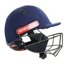 Gray Nicolls Evo Steel Cricket Helmet with Neckguard – Black
