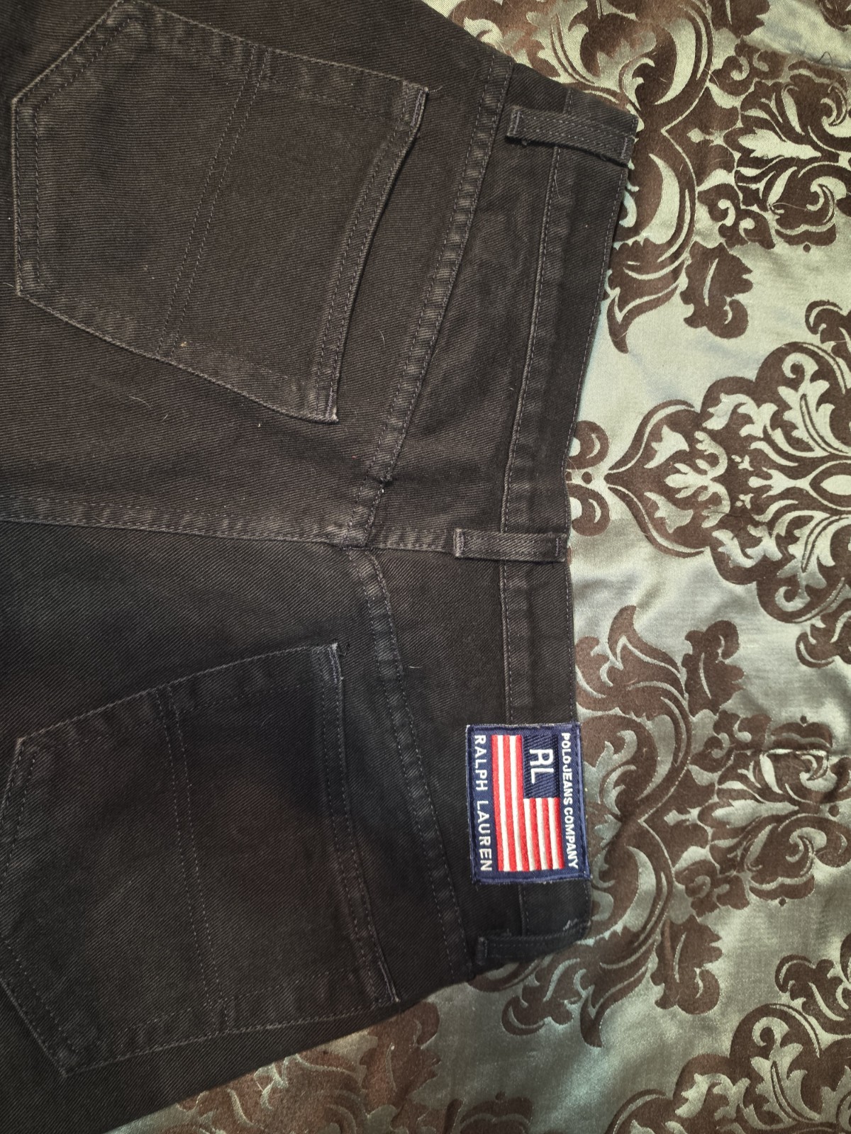 Vintage Polo Jeans Co. Ralph Lauren Women’s High Waisted Black Jeans Size 16 image 5