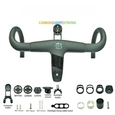 Road Cycling Carbon Fiber Integrated Drop Bar Internal Routing with Washers