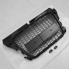 FRONT RADIATOR HONEYCOMB BLACK GRILLE GRILL FOR AUDI A3 S3 8P 08-12 RS STYLE