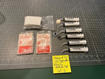 Mikro-Tip Glue Bottle Tips & Monoject 412 Glue Syringes for Train Layouts Repair