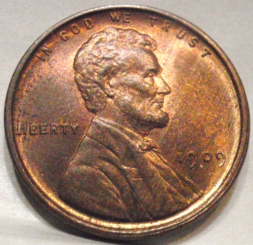 1909 VDB Lincoln Cent ** GEM BU RED RD RB / UNC