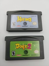 Horsez & Dogz 2 (Nintendo Gameboy Advance GBA) Lot of 2 Cartrdiges - TESTED