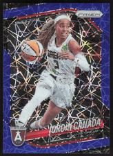 2025 Prizm WNBA Blue Velocity Prizm Jordin Canada Card #120 - Atlanta Dream