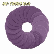Hook Loop Sanding Discs 1 inch - 6 inch Orbital Wet Dry Sandpaper 60-10000 Grit