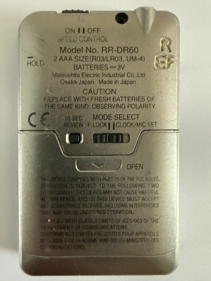 Panasonic RR-DR60 Voice Recorder - Image 2 of 2