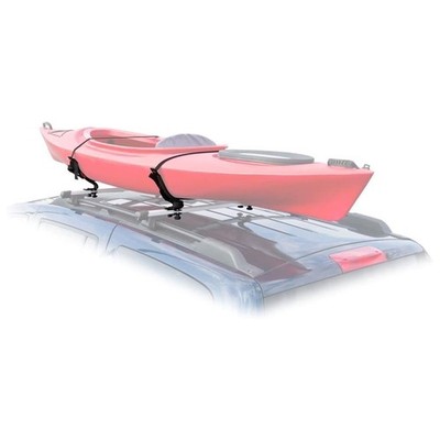 Elevate Outdoor V-Rack Single Kayak or Canoe Carrier Roof Rack with Support Bars