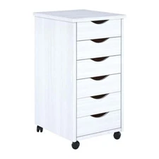 6 Drawer Narrow Lingerie Storage Dresser Chest Furniture Tall Space Saver Cart