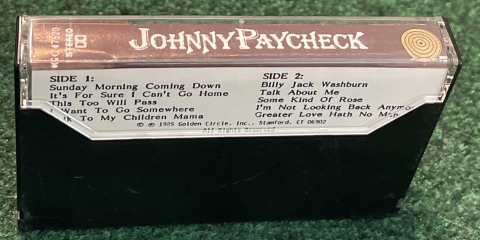 Johnny Paycheck - Sunday Morning Coming Down 1985 Cassette Country Folk - Image 3 of 3