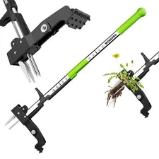 WORKPRO Stand Up Weed Puller Tools w/4 Claws Head Garden Dandelion Weeder Puller