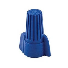 NSI Industries WWC-B-C Easy-Twist Winged Twist-On Wire Connector 14-6 AWG Blue