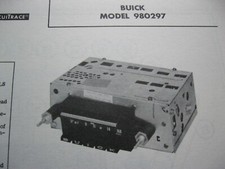 1962 Buick Model 980297 Radio Photofact