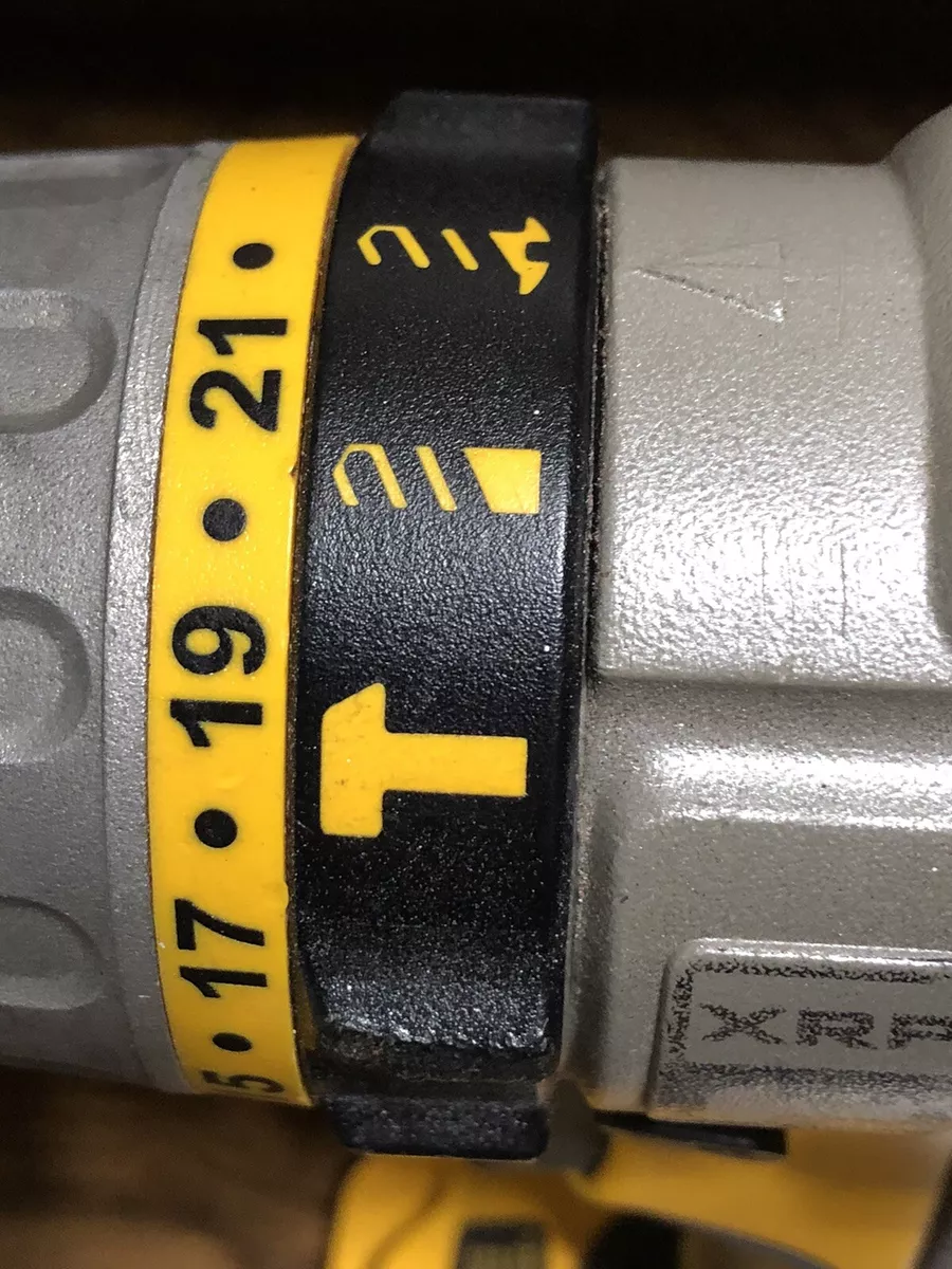 Hammer drill setting on dewalt deals