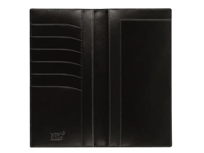 Cartera larga premium de cuero negro Montblanc Meisterstück 35790 - Imagen 4 de 4