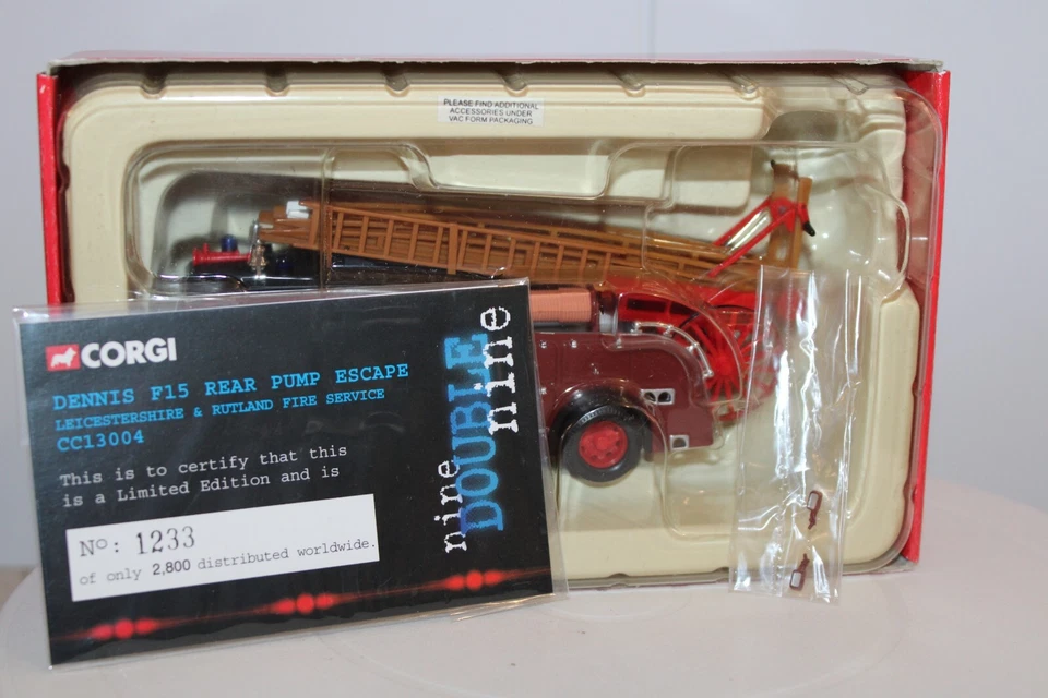 Corgi Classics #CC13004 Nine Double Nine Dennis F15 Rear Pump - Leicester & Rut - Image 2 of 4