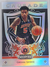 CHUMA OKEKE 2019-20 Panini Prizm Draft Picks Crusade SILVER PARALLEL ROOKIE #37
