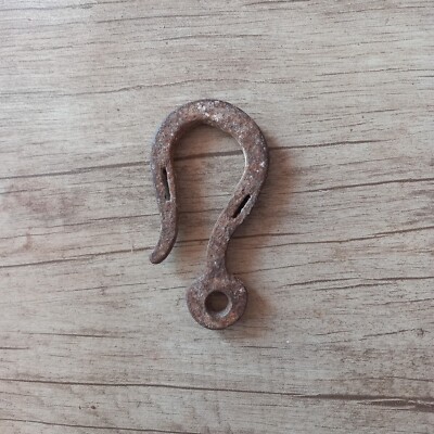 Vintage Iron Meat Hanging Butcher/ Hanging grappling Hook Blacksmith forged