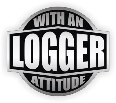 With An Logger Attitude Sticker Decal
