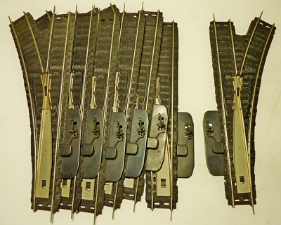 H0 Rivarossi Oldtimer Weichen, 6 Sin, 1 rechts unbenutzt, funktionsfähig, einwandfrei