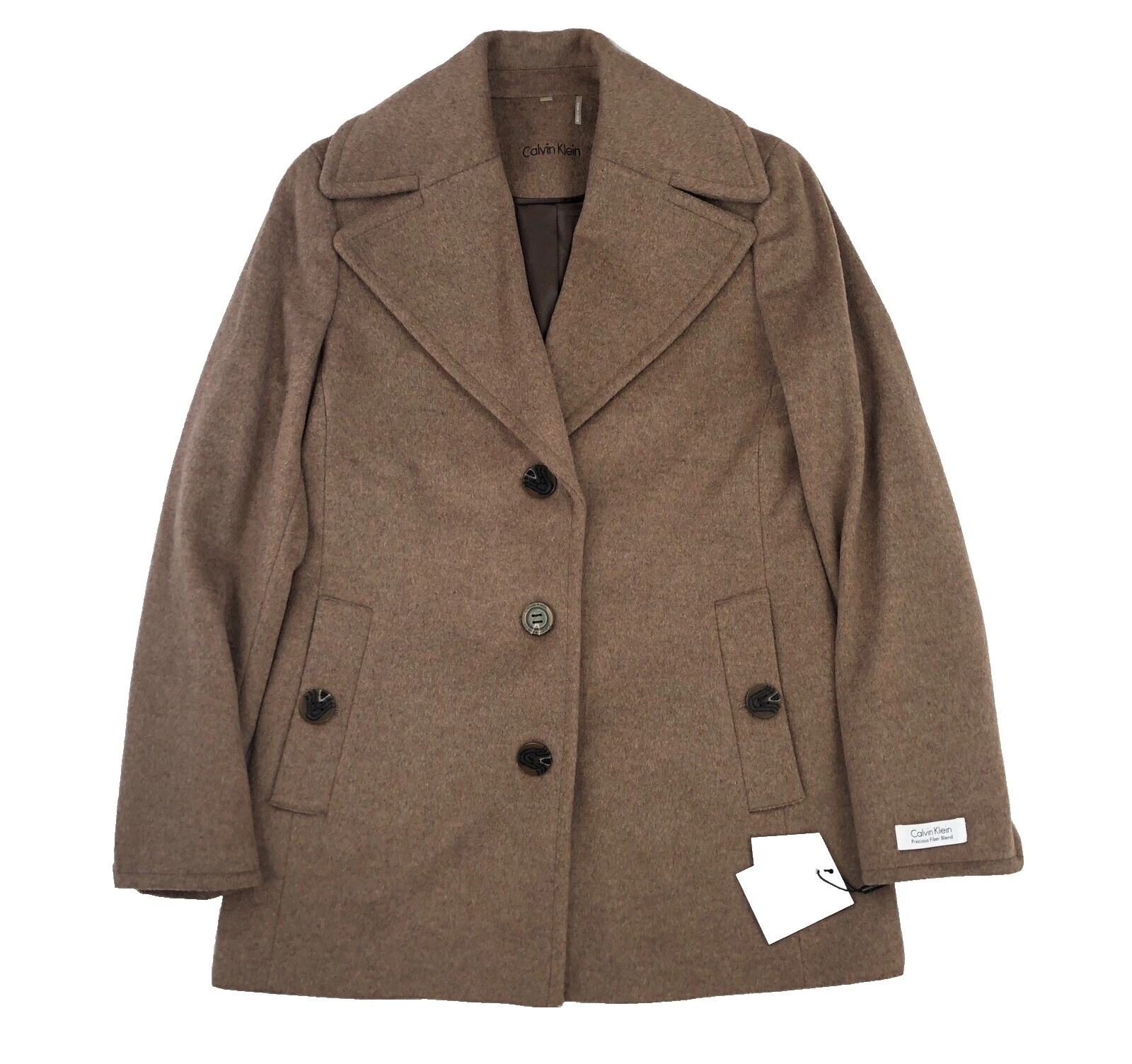 Abrigos, chaquetas y chalecos lisos para mujer Calvin Klein de guisantes