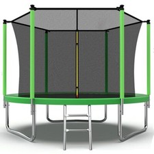 Velocity 8ft Trampoline and Safety Enclosure With Free Ladder