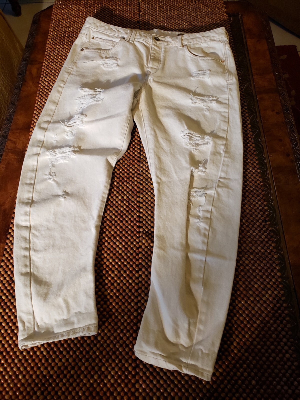 size 42 white jeans
