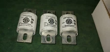 (3) Cooper Bussman 600 Amp Fuses # FWH-600A (42455-C3)