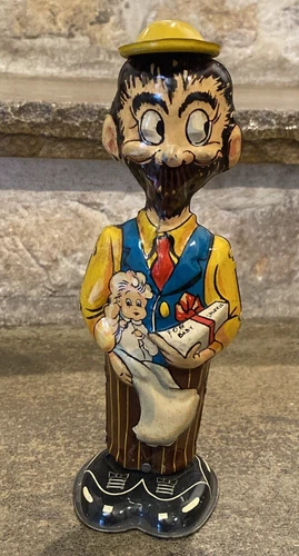 Louis Marx BO Plenty Wind Up 1940s Tin Toy