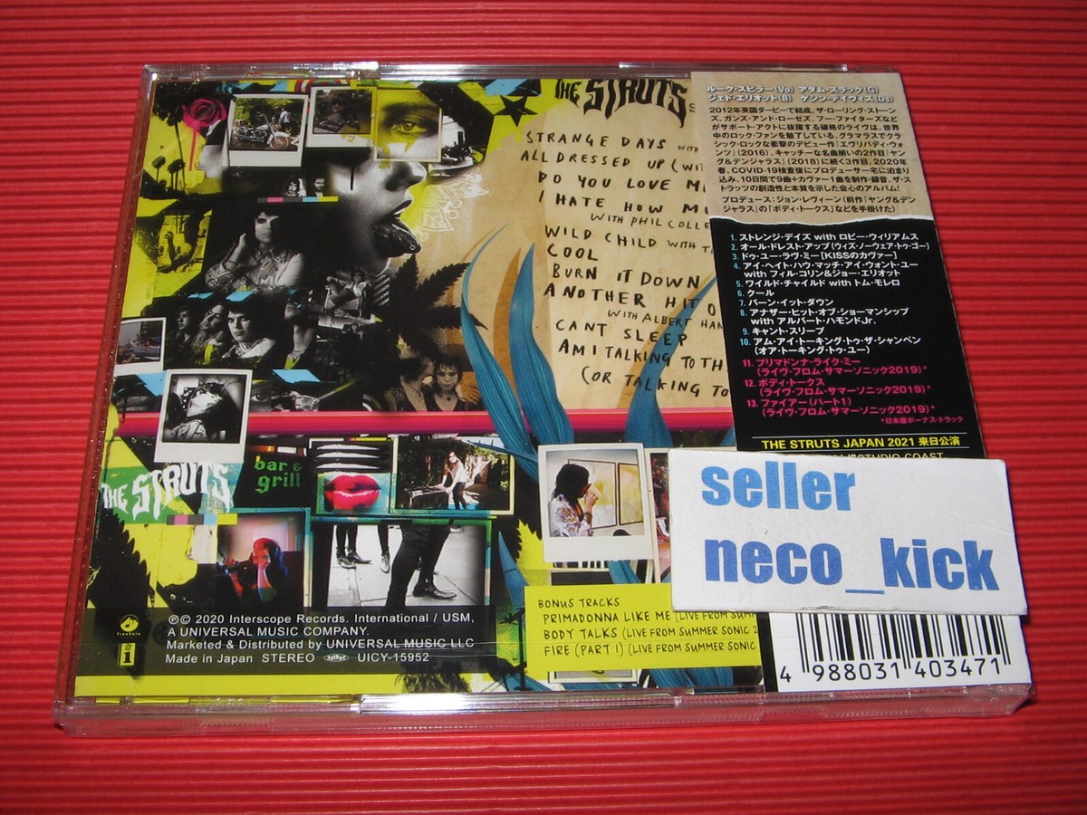 4BT 2020 JAPAN CD THE STRUTS STRANGE DAYS WITH BONUS TRACKS