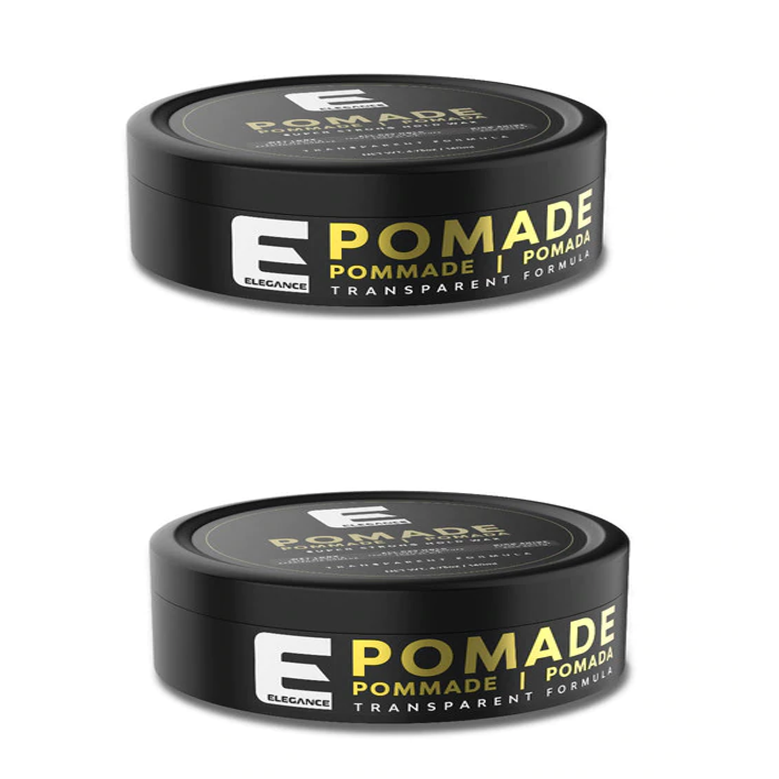 2 NEW!! SADA PACK ELEGANCE Transparent Pomade Hair Styling Wax 4.73oz