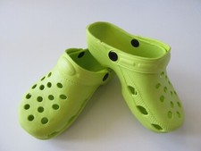 Casual Kids Youth Unisex Slip On Beach Clog Sandal Green Various Sizes New