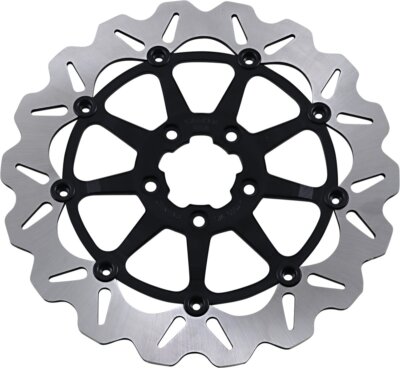 Galfer 12.5'' Oversize Black Floating Wave Front Brake Rotor (DF680CWS-B)