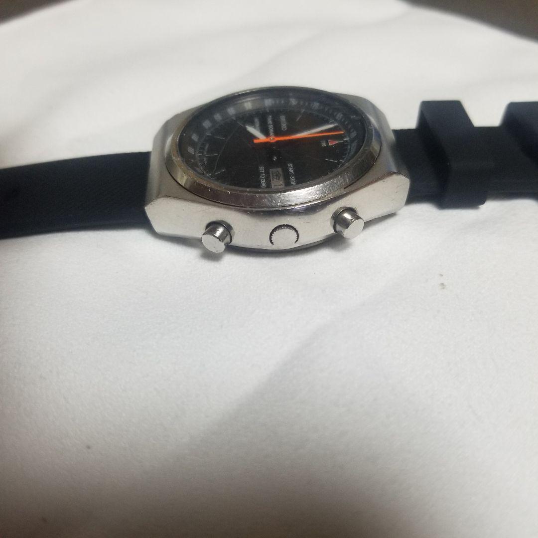 Seiko Time sonar 7015-6010 Chronograph Vintage Black Slv Seiko Time sonar 7015-6010 Chronograph Vintage Black Slv