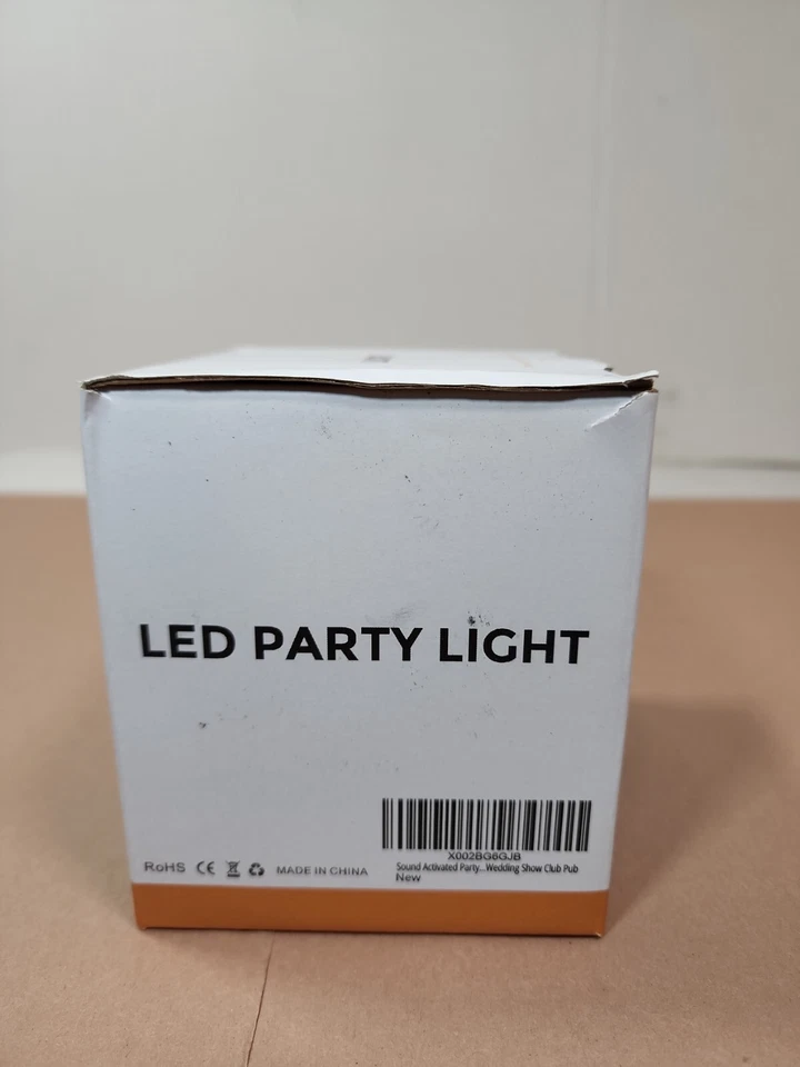 Sound Activated Party Lights with Remote Control Dj Lighting, RGB Disco Ball - Image 2 of 4