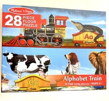Melissa  Doug Floor Puzzle: Animal Train - 28pcs - NEW, SEALED Box, Puzzle 424