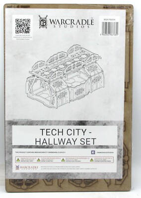 Warcradle Studios WSA790004 Hallway Set (Tech City) Corridor Terrain Kit Scenic