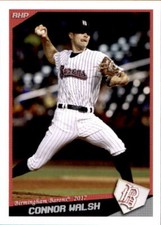 2017 Birmingham Barons Grandstand 29 Connor Walsh Bryn Mawr Pennsylvania PA Card