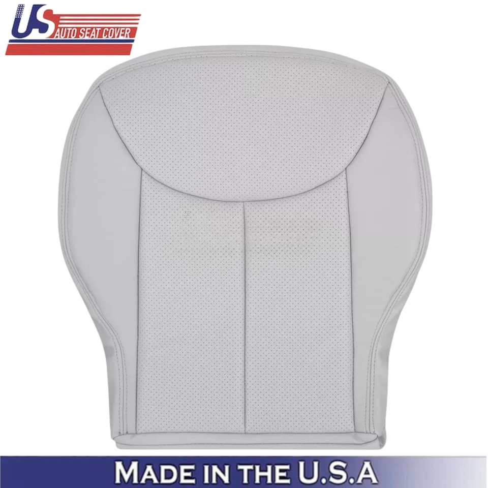 2003-2007 for Mercedes Benz R230 SL500 Front Seat Covers Genuine Leather Gray - Image 4 of 4