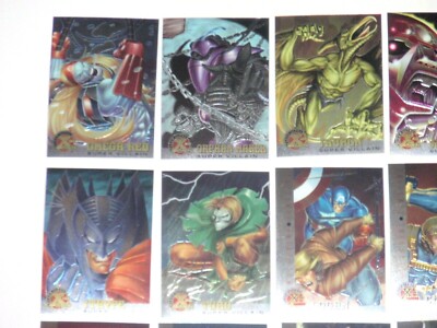 fleer ultra X-MEN haunted mansion 7枚セット 1995 FLEER ULTRA X-MEN CHROMIUM 100 CARD SET MARVEL HAUNTED