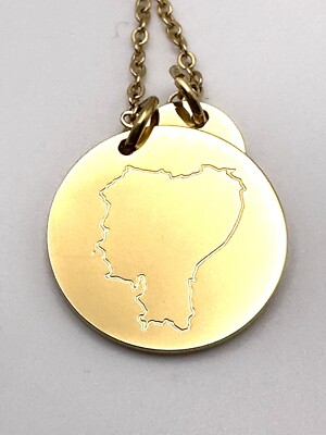 Ecuador ECU Country Necklace Charm LDS Sister Missionary Mom Wife Statesman Ties