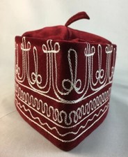 Authentic African Traditional Native Embroidery Fila/ Kufi Hat  23  