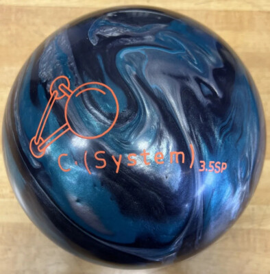 16lb Brunswick C System 3.5 SP Black Blue Silver Pearl Bowling