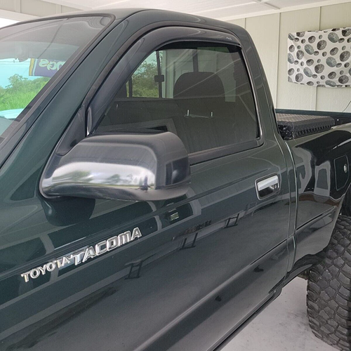 Juego de 2 piezas protectores de lluvia AVS viseras de ventilación en canal para Toyota Tacoma 1995-2004 - Imagen 3 de 6