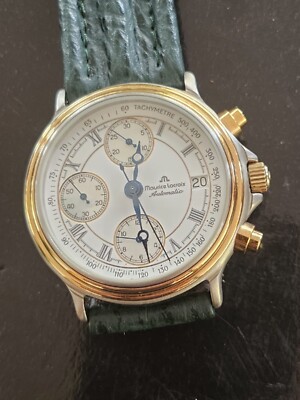 Maurice Lacroix - Chronograph Gold Und Stahl Neuwertig 