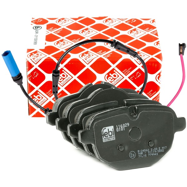 Febi Bilstein 116029 BremsbeläGe + Wako Hinten FüR BMW 5Er G31 Touring Van G32-image