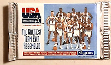 1992 Skybox USA Basketball Sealed Pack Trading Cards
