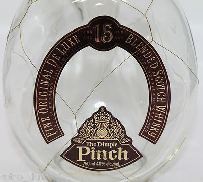 The Dimple Pinch 15 Yr Blended Scotch Whisky Empty 8