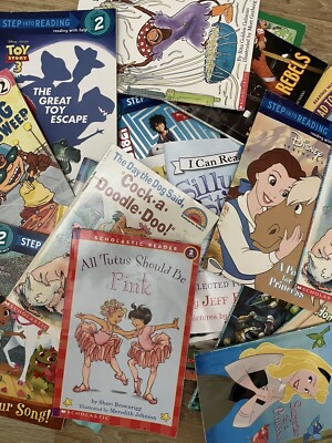 Lot of 10 Level 2 Step into Reading - Accelerated- I Can Read-Learn Books-MIX