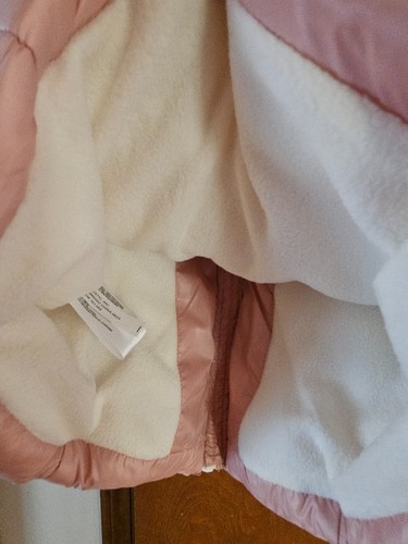 Cappotto imbottito Michael Kors con cappuccio zip intera/tasche bambina taglia 4 - Foto 9 di 12
