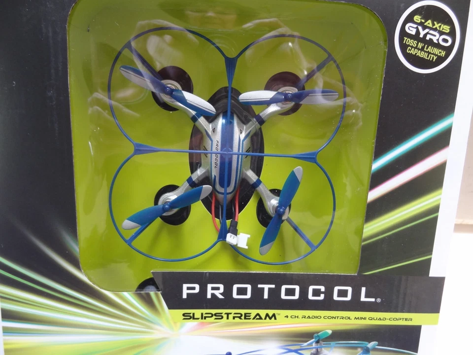PROTOCOL SLIPSTREAM RC MINI QUAD-COPTER 6-AXIS GYRO 360 FLIPS INDOOR-OUTDOOR NIB - Image 3 of 4